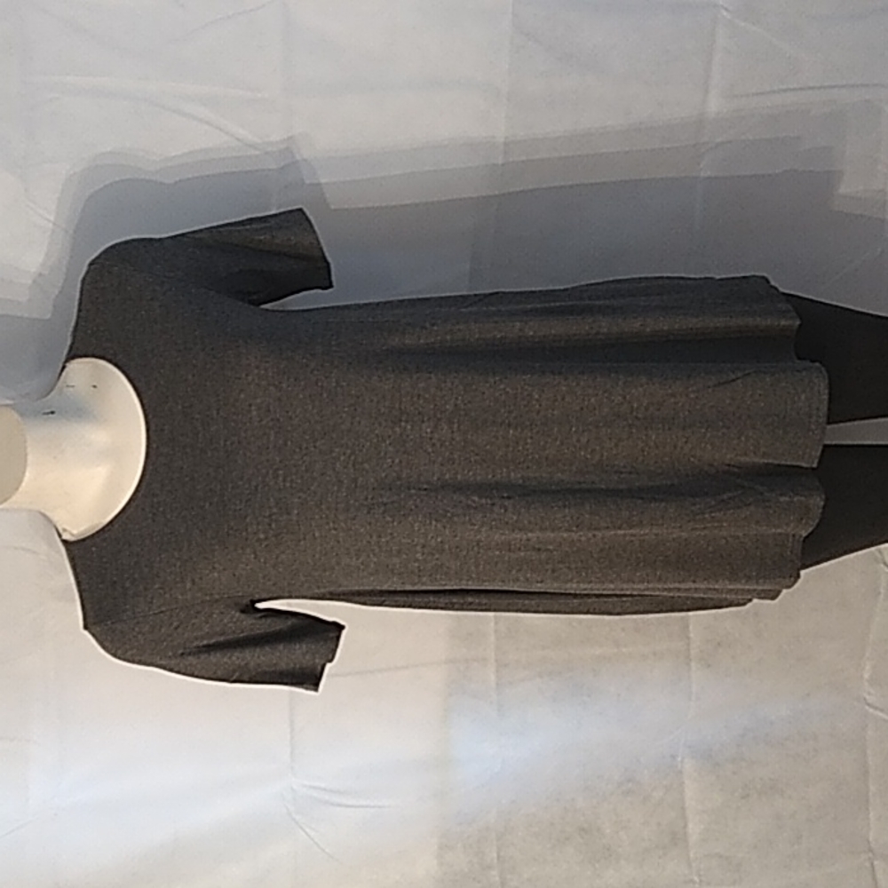 Azules Ava A Line women's tunic top charcoal size small new